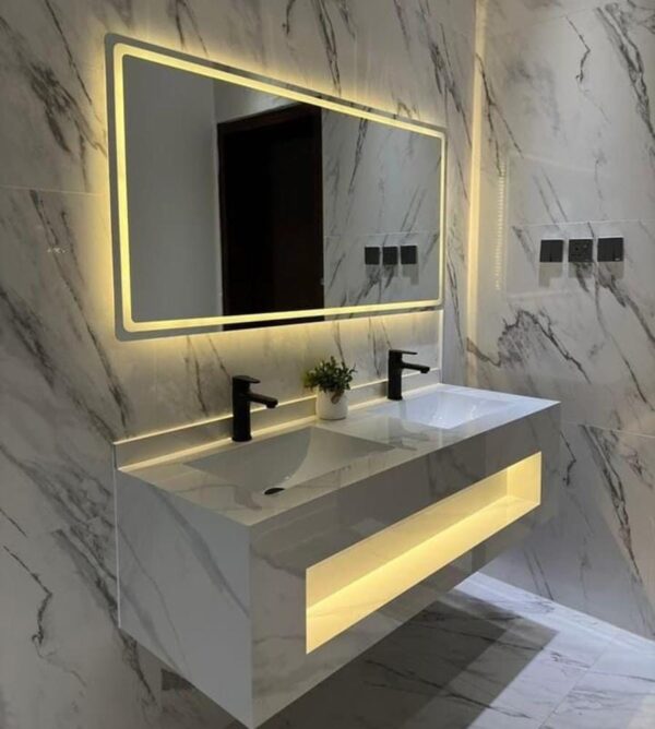 Luxury Marble LED Cabinet